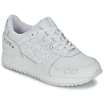 asics gel lyte iii blanche pas cher, homme Cuir Asics GEL-LYTE III Blanc Baskets mode Grande vente